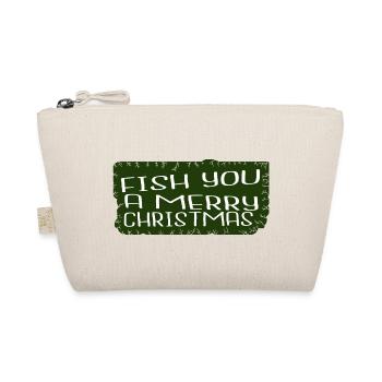 fun fish hook carolina fish under the tree - Organic Pouch - nature - Front