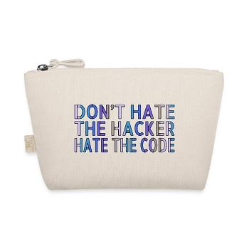 anonymous hacker analyst funny sayings - Organic Pouch - nature - Front
