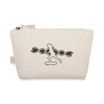 Skateboard Skating Longboard Skater Skateboarding - Organic Pouch - nature - Front