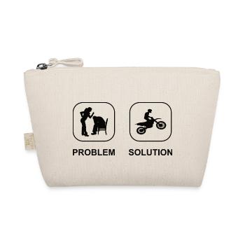 Moto Cadeau Cyclomoteur Motocycliste Motocross - Trousse biologique - nature - Devant