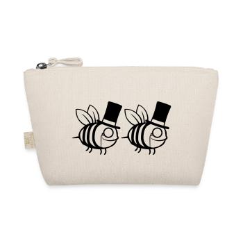 Freunde Team Bienen Herren - Bio-Täschchen - Natur - Vorne