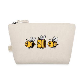 abeille différente abeille comique - Trousse biologique - nature - Devant