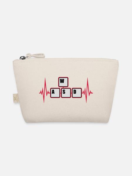 WASD Touches de clavier Gamer - Trousse biologique - nature - Devant