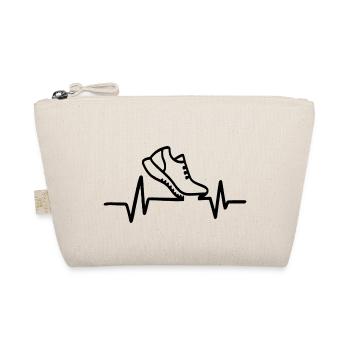 Turnschuh heartbeat - Bio-Täschchen - Natur - Vorne
