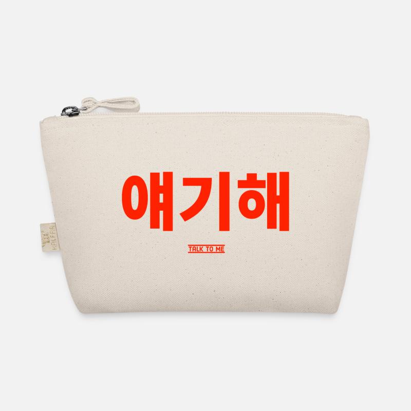Koreanisch - Bio-Täschchen - Natur