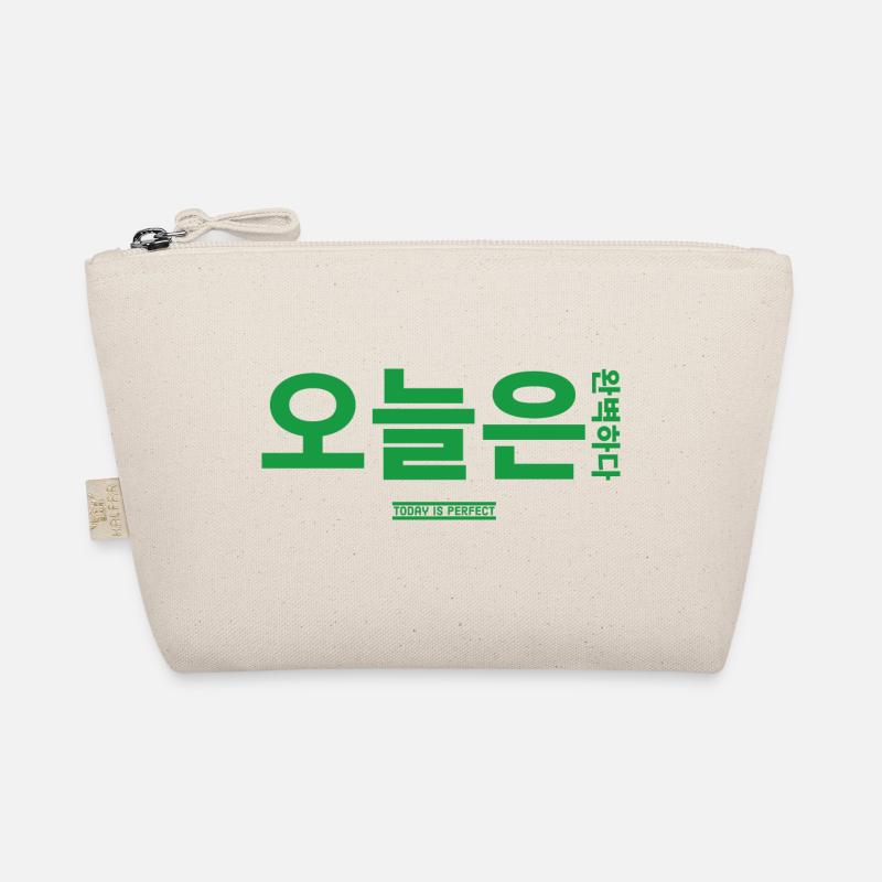 Koreanisch - Bio-Täschchen - Natur
