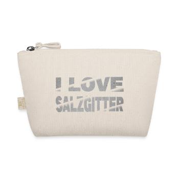 Salzgitter Deutschland Stadt Schrift I Love - Bio-Täschchen - Natur - Vorne