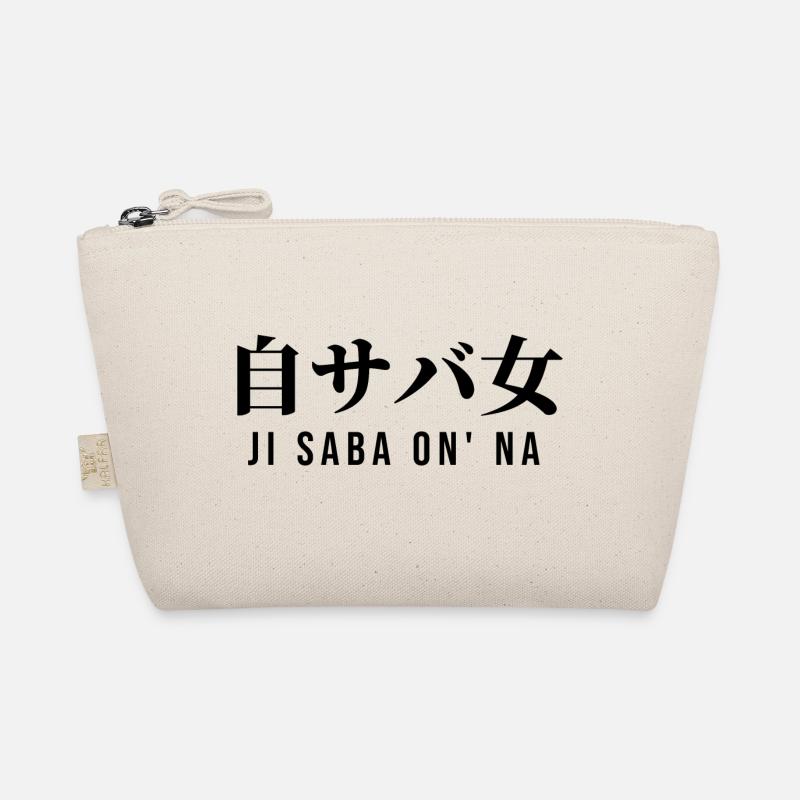 Japanisch - Bio-Täschchen - Natur