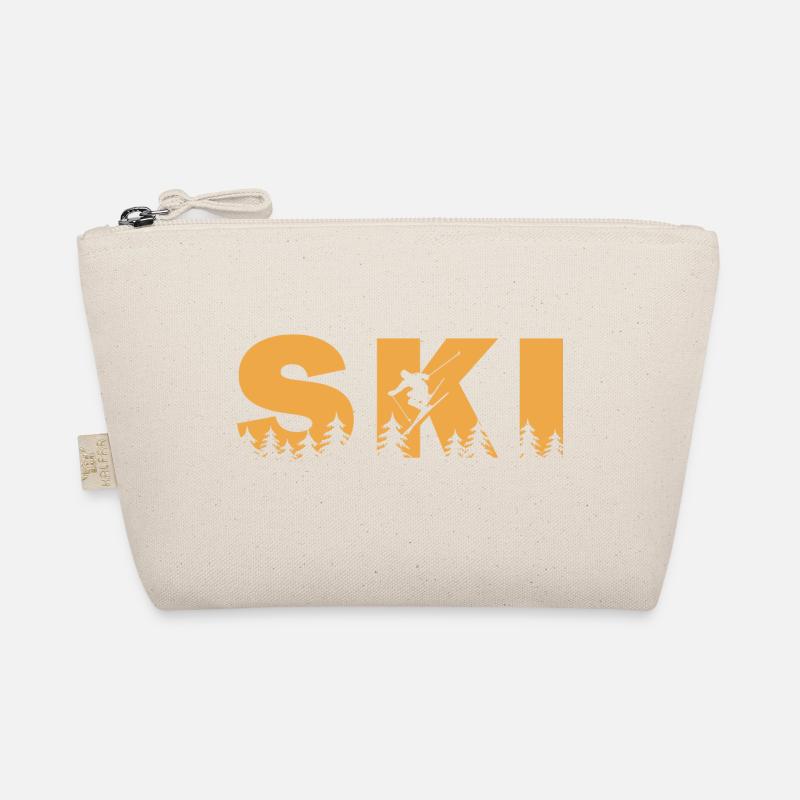 Ski. Ski-Wintersport Bio-Täschchen