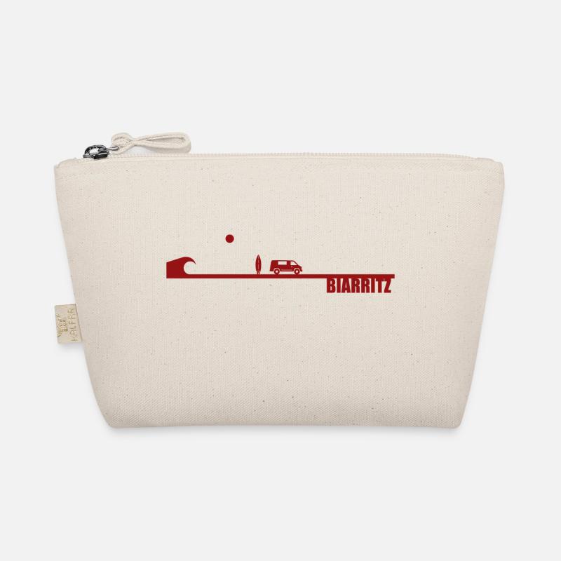 Biarritz Wave Surf Van life Organic Pouch