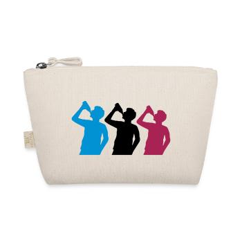 3 amis buvant de la bière - Trousse biologique - nature - Devant
