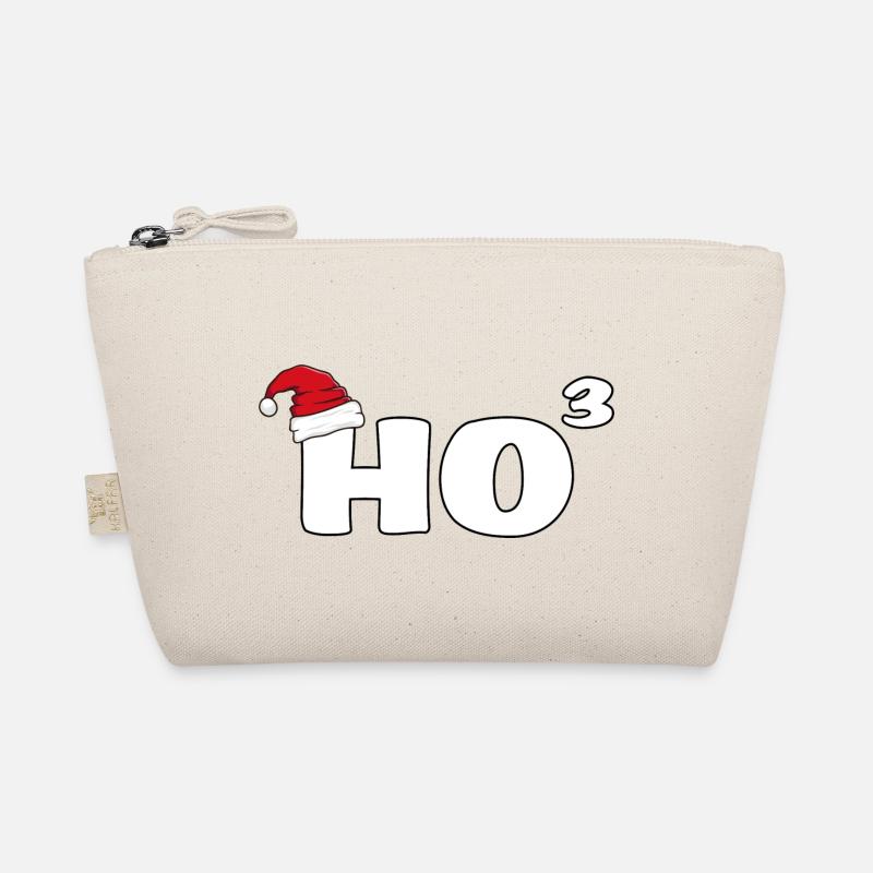 merry x mas Christmas present "hohoho" elves Organic Pouch