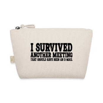 I Survived Another Meeting 15 - Bio-Täschchen - Natur - Vorne