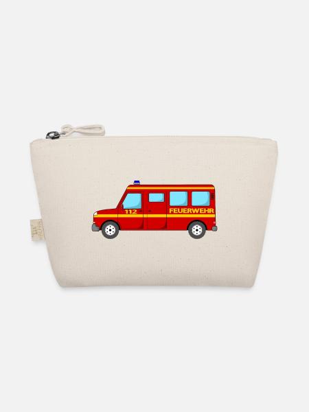 Feuerwehrbus 112 - Bio-Täschchen - Natur