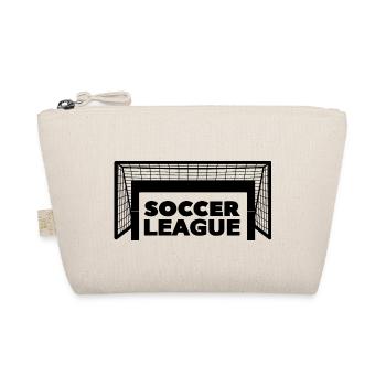 Fußball Soccer - Bio-Täschchen - Natur - Vorne
