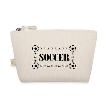 Fußball Soccer - Organic Pouch - nature - Front