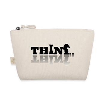 männlich-weiblicher Schachliebhaber - Organic Pouch - nature - Front