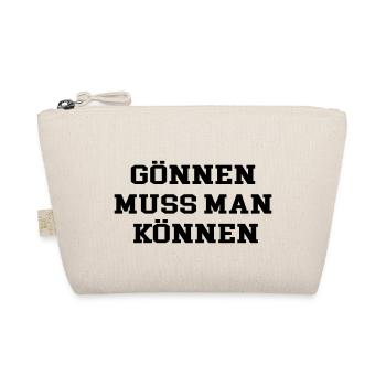 gönnen muss man können - Bio-Täschchen - Natur - Vorne