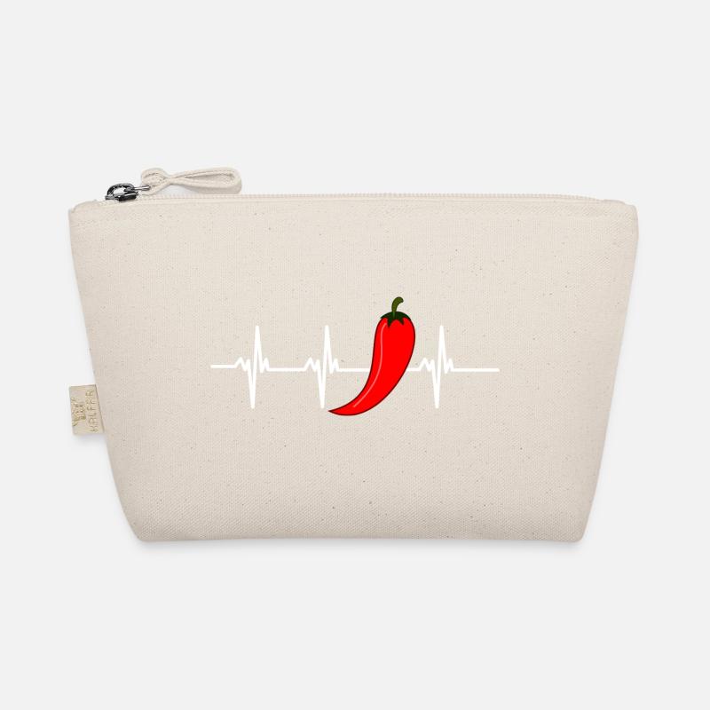 chilli heartbeat - Organic Pouch - nature