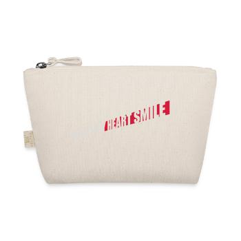 make my heart smile - Bio-Täschchen - Natur - Vorne