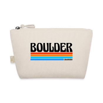Retro Graphic Climbing Bouldering Rock Climber Mou - Bio-Täschchen - Natur - Vorne