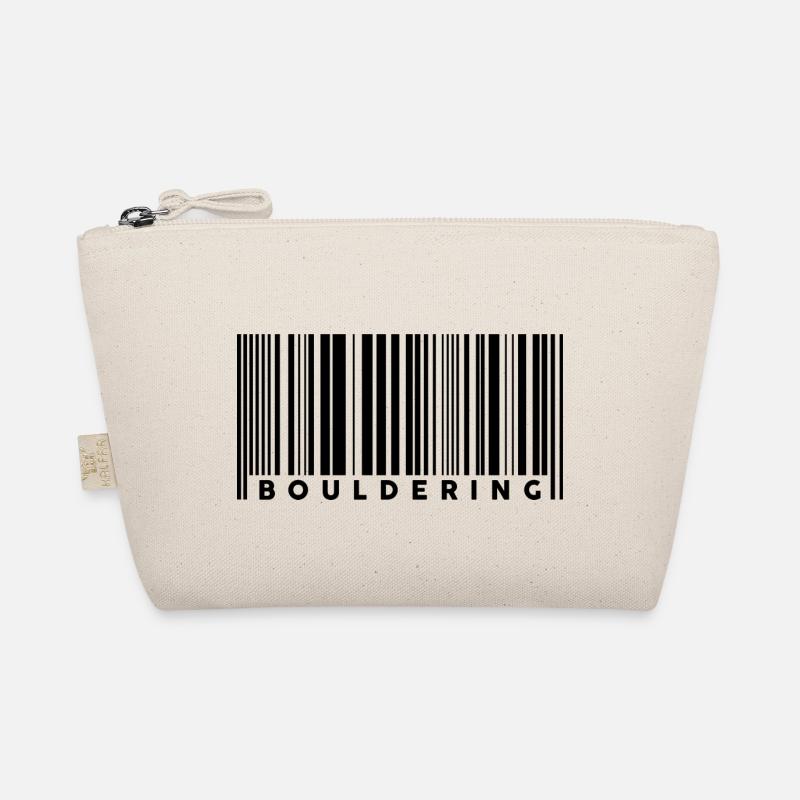 Retro Graphic Climbing Bouldering Rock Climber Mou Bio-Täschchen