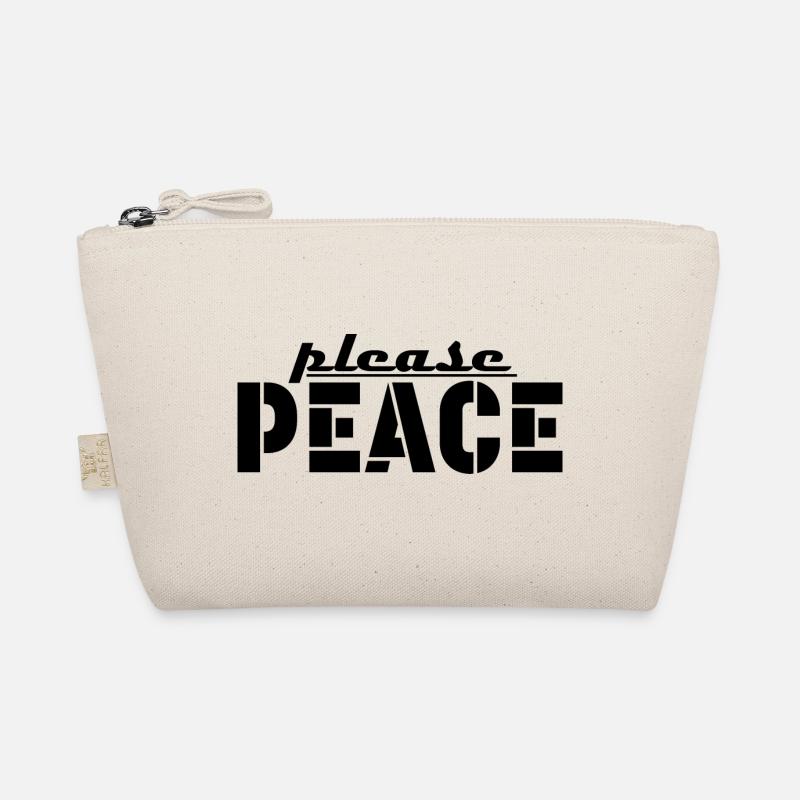 please peace Tshirt Bio-Täschchen