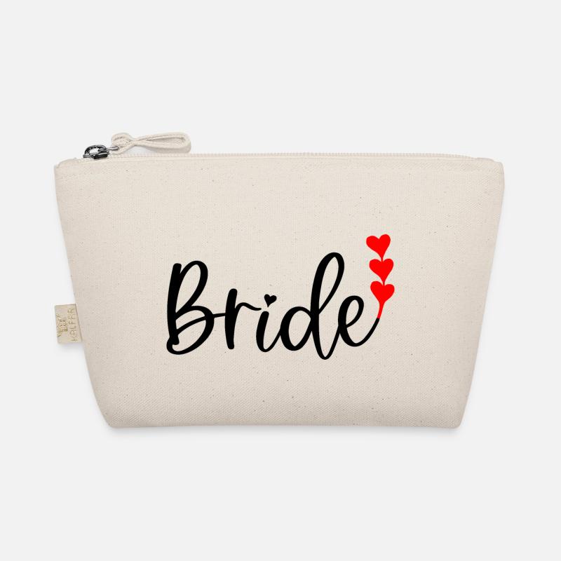 Bride I Braut Junggesellinnenabschied JGA - Bio-Täschchen - Natur