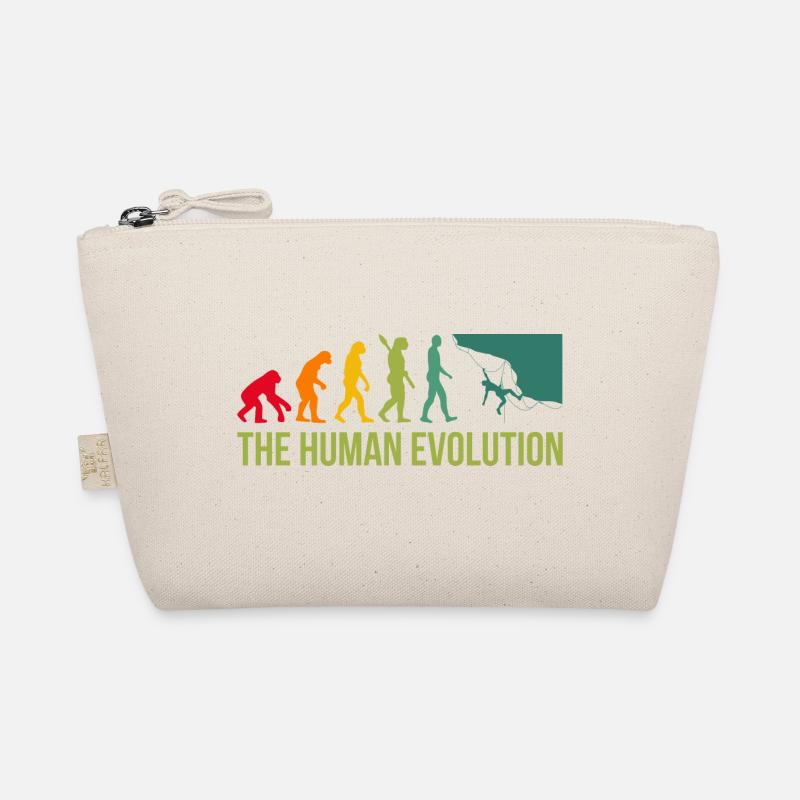 Evolution Graphic Climbing Climber Bouldering Boul Bio-Täschchen