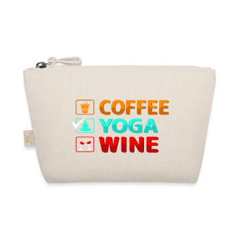 Coffee Yoga Wine - Bio-Täschchen - Natur - Vorne