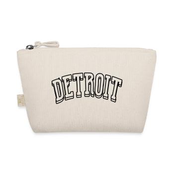 detroit shirt - Bio-Täschchen - Natur - Vorne