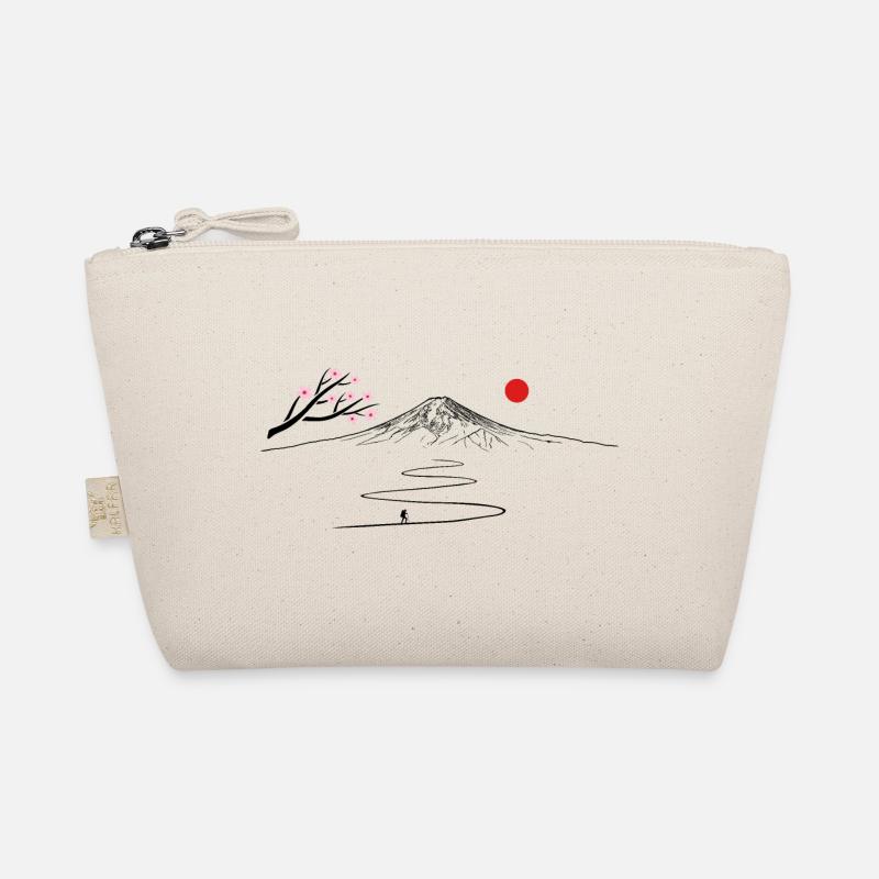 Japan, Fujijama, Berg, Vulkan, Kirschblüte wandern - Bio-Täschchen - Natur