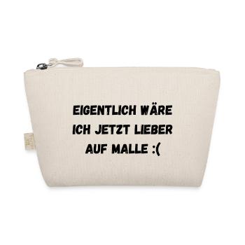 Partyspruch für Malle, Karneval ect. - Kostümidee - Bio-Täschchen - Natur - Vorne