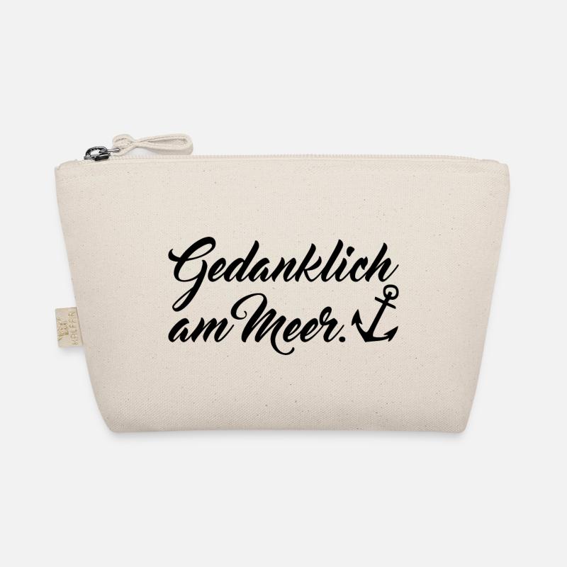 Gedanklich am Meer - Bio-Täschchen - Natur