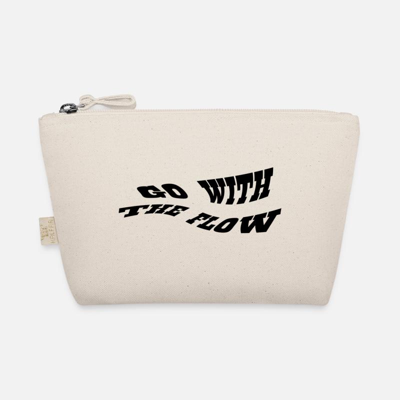 go with the flow - Bio-Täschchen - Natur