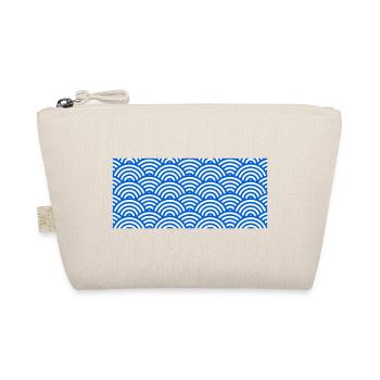 Blue Sushi Waves Pattern - Organic Pouch - nature - Front