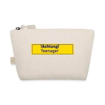 Teenager Teen Teeny Teenie Geschenk Geschenkidee - Bio-Täschchen - Natur - Vorne