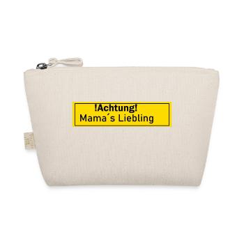 Mamas Liebling Opa Oma Kind Geschenk Geschenkidee - Bio-Täschchen - Natur - Vorne