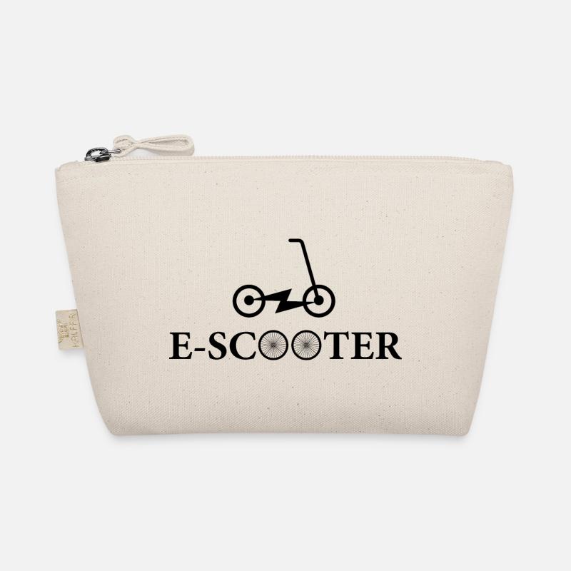 E-Scooter E-Roller Scooter - Bio-Täschchen - Natur