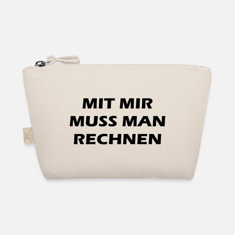 Lehrer Spruch Rechnen black Bio-Täschchen