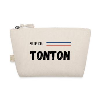 super tonton - t-shirt assorti - Trousse biologique - nature - Devant