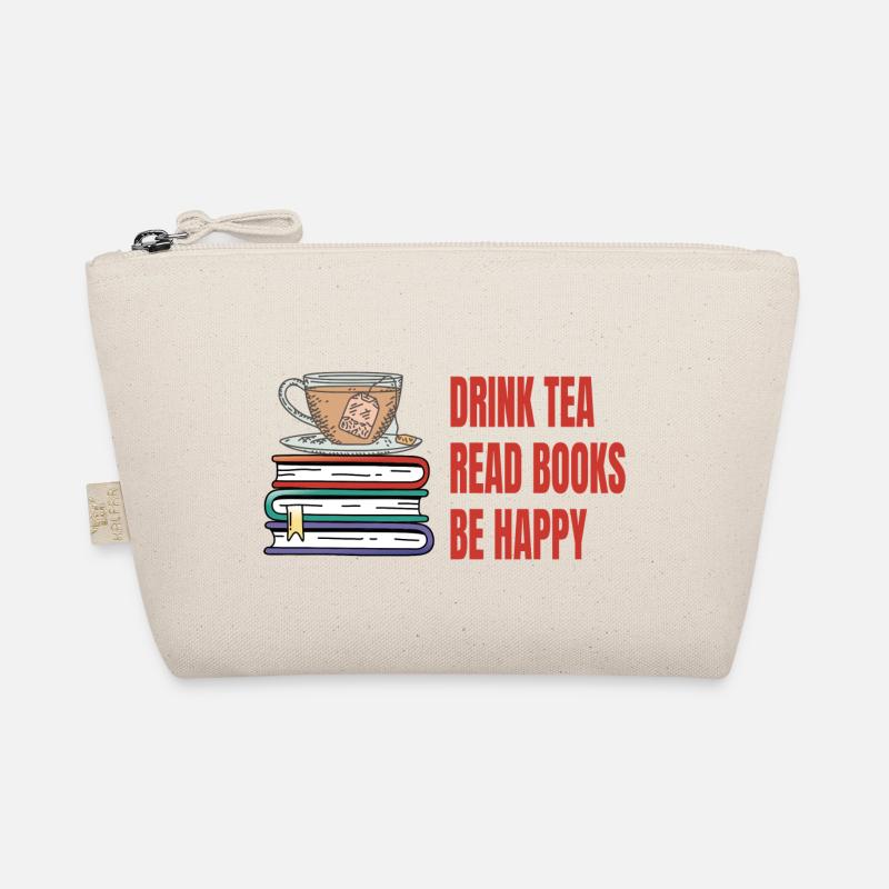 Lesen Tea Bücher Tee Buch Teetrinker Leser Bio-Täschchen