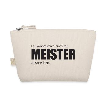 Mit Meister ansprechen - Bio-Täschchen - Natur - Vorne
