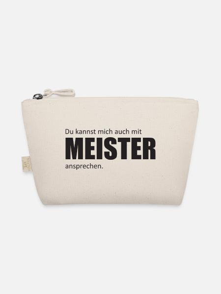 Mit Meister ansprechen - Bio-Täschchen - Natur - Vorne