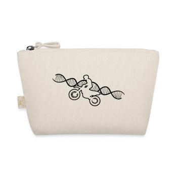Motorcross Motorcycle Fan Motorcyclist Motorcycle - Organic Pouch - nature - Front