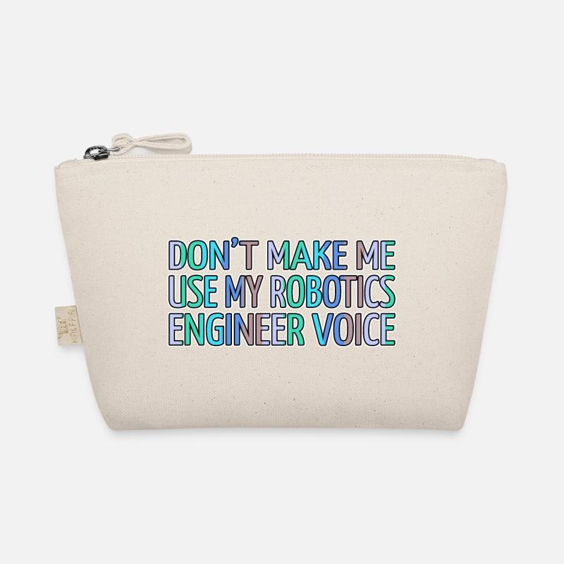 birthday present robot engineering gift idea Organic Pouch