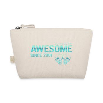 Awesome since 2001 Geschenk - Bio-Täschchen - Natur - Vorne