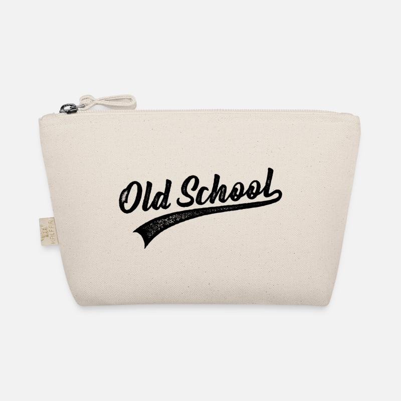 OLD SCHOOL VINTAGE STAMPED - Bio-Täschchen - Natur