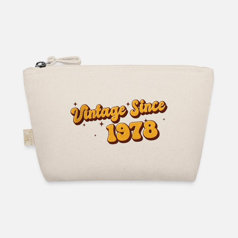 Vintage since 1978 45 Years Old - Groovy 45th Organic Pouch