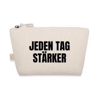 Jeden Tag Stärker - Bio-Täschchen - Natur - Vorne